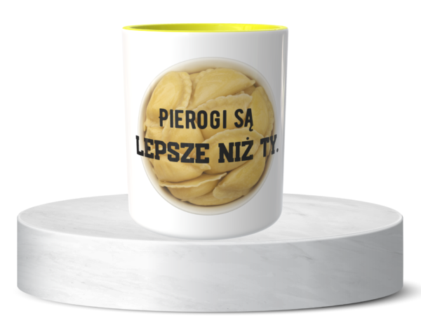 Świąteczny Kubek na Święta - Pierogi są lepsze niż Ty - obrazek 5
